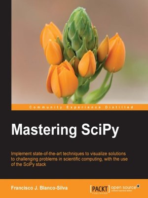 cover image of Mastering SciPy